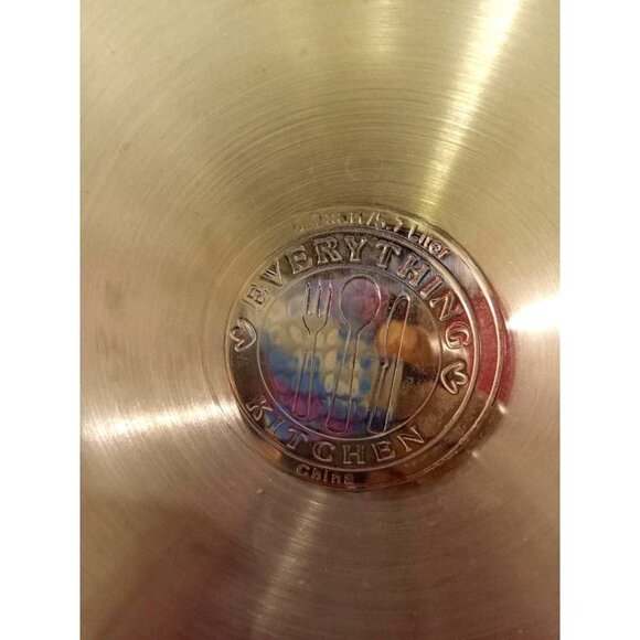 Everything Kitchen Stock Pot 6 Qt Non-Stick Aluminum Dutch Oven Anodized No Lid - Picture 5 of 6